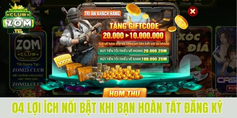 Đăng Ký Zomclub Với 4 Bước Đảm Bảo Thành Công Ngay 3 04 lợi ích nổi bật khi bạn hoàn tất việc đăng ký tài khoản
