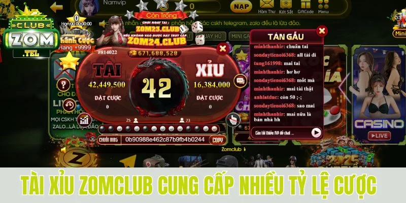Tài Xỉu Zomclub - Hướng Dẫn Đặt Cược Đảm Bảo Thắng Lớn 2 Tài xỉu Zomclub là một trò chơi cá cược thu hút nhiều người