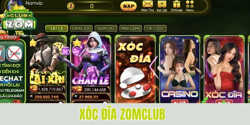 Xóc đĩa Zomclub
