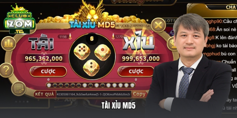 Anh Long thắng lớn 150 triệu khi chơi Tài Xỉu MD5 tại Zomclub 10 Tài Xỉu MD5