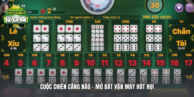 Anh Long thắng lớn 150 triệu khi chơi Tài Xỉu MD5 tại Zomclub 3 Hốt hụi 100 triệu với Tài xỉu MD5